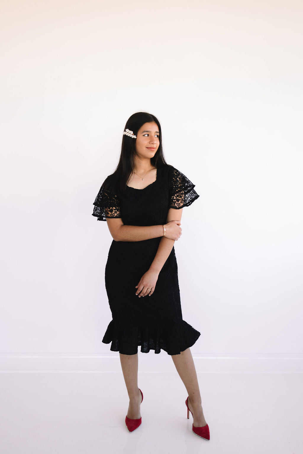 Charlotte Dress in Black- FINAL SALE