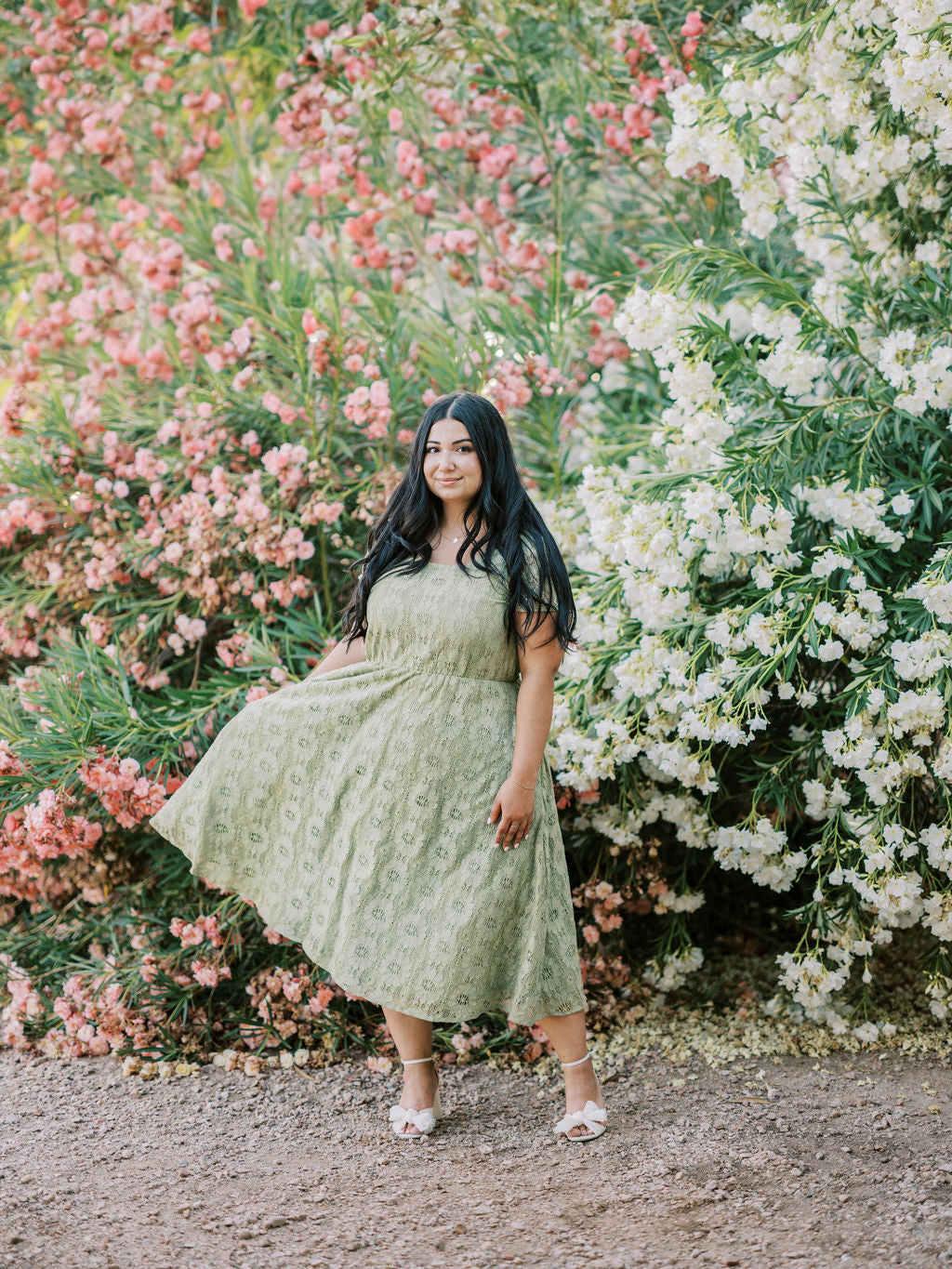Sophia Dress in Sage- FINAL SALE