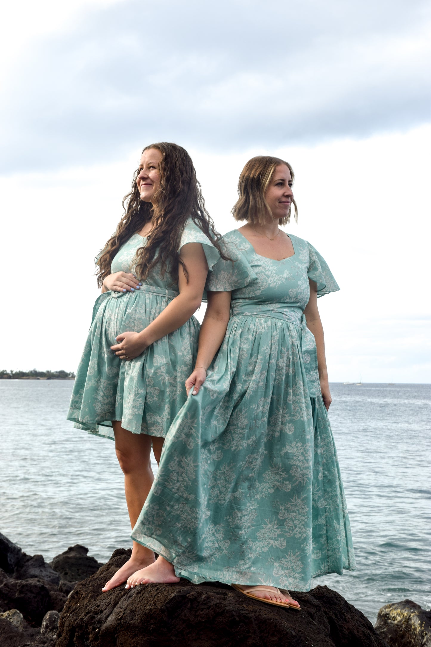 Short Savannah Dress in Teal- FINAL SALE