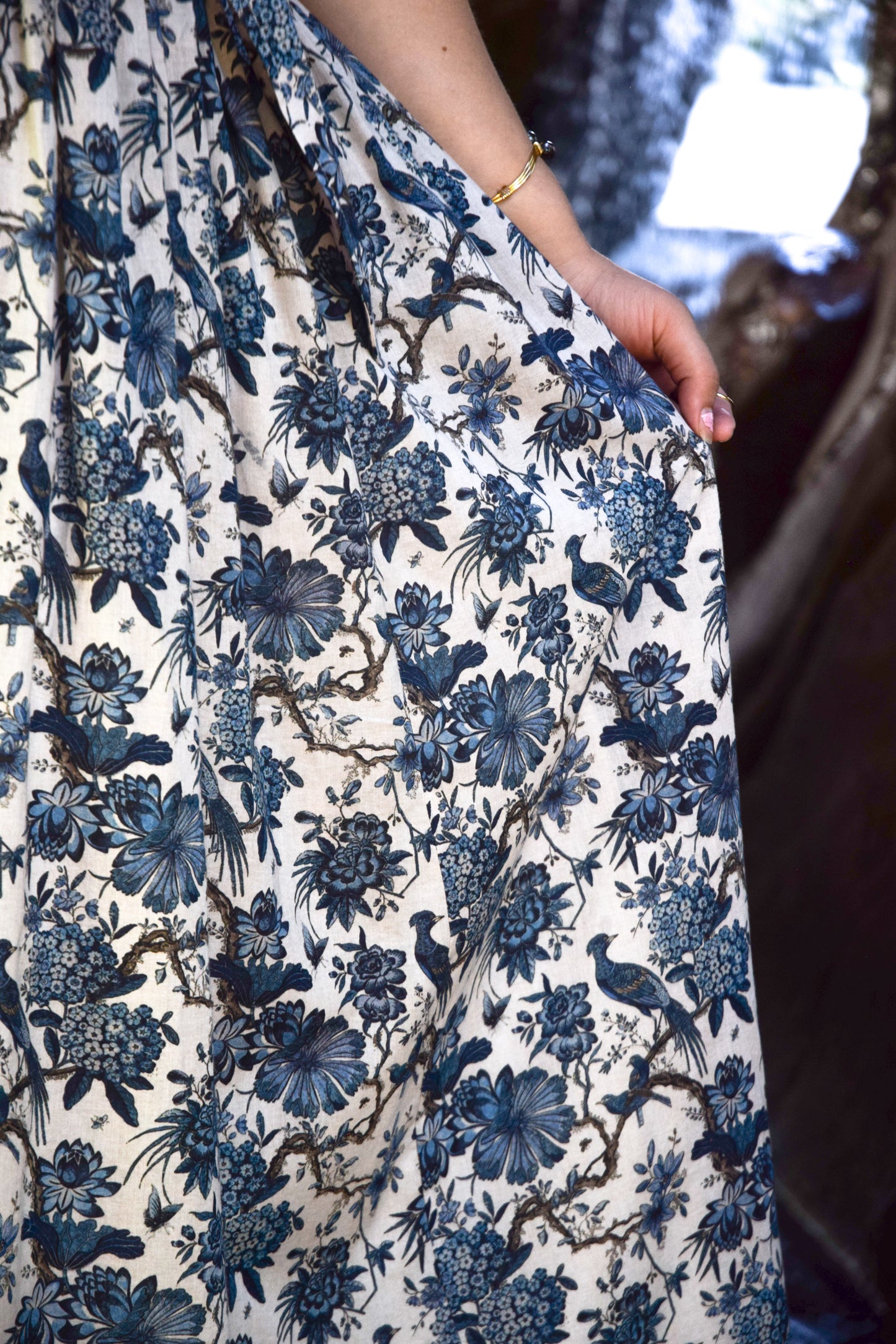 Short Savannah Dress in Indigo- FINAL SALE