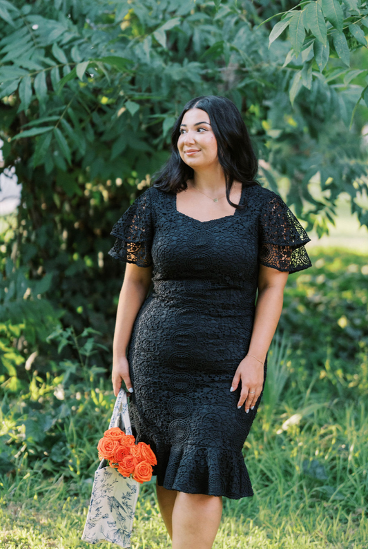 Charlotte Dress in Black- FINAL SALE