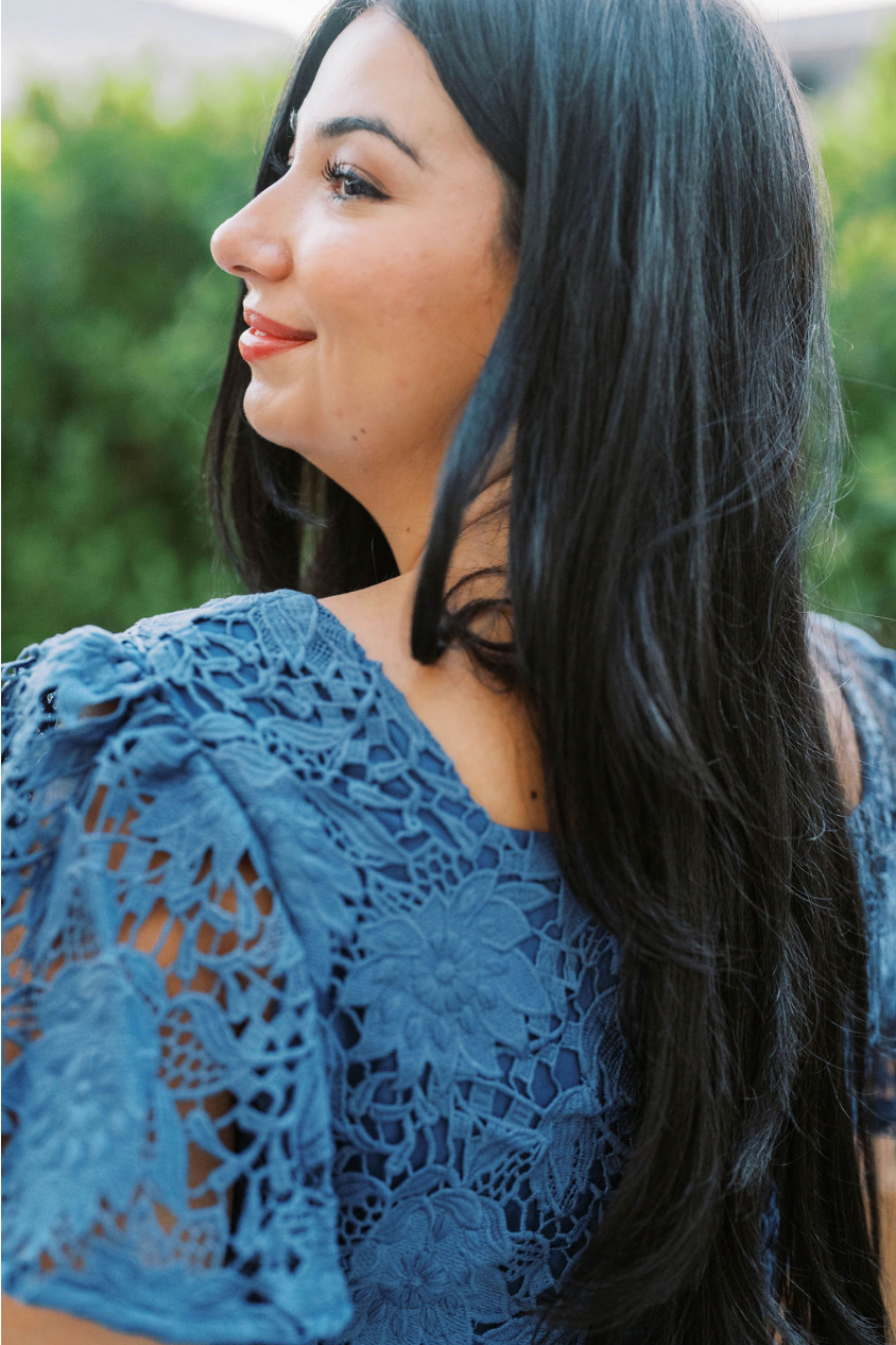 Phoebe Dress in Blue- FINAL SALE