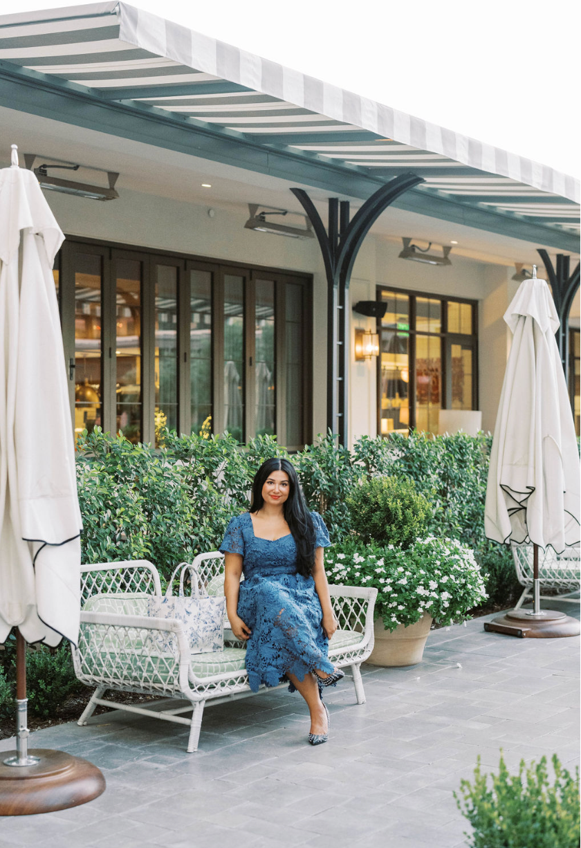 Phoebe Dress in Blue- FINAL SALE